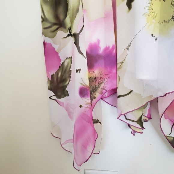 Gorgeous Floral Tank Wrap Dress Size 12 - Picture 6 of 13